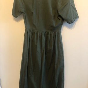 Olive green dress